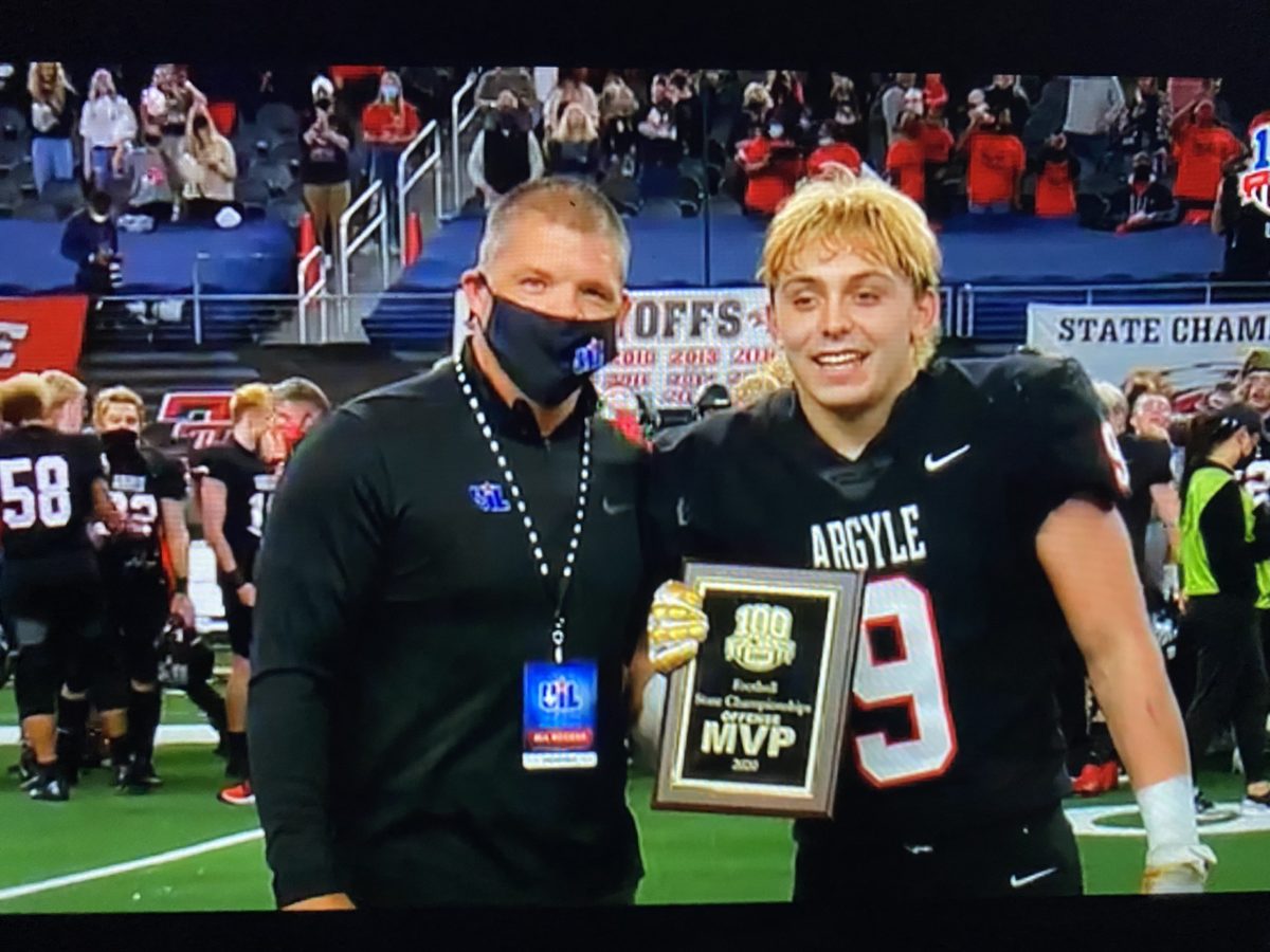 Tito Byce State Champion MVP Argye