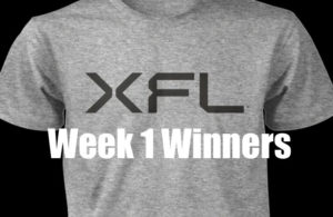XFL week one winners - 2023