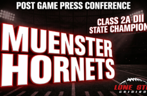 Muenster Hornets 2A DII State Champions 2025